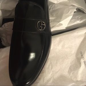 GIORGIO ARMANI loafers US size 11.5 used once NYE!